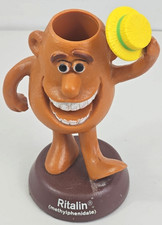 Ritalin Man 1970s Vintage Pen Holder Medical/Pharma Advertising picture