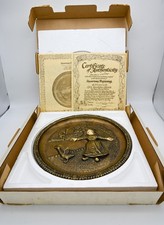 Life's Interludes UNCERTAIN BEGINNING 10" Bronze Plate, James Warren Roberts picture