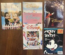 Walt Disney Catalogs 1988, 1990 & a MICKEY IS SIXTY Magazine Lot of 6 picture