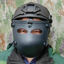 US Aramid Fiber Tactical Ballistic Iiia Bullet Proof Face Guard Shield MaskBlack picture