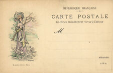 PC ARTIST SIGNED, KOSSUTH, ART NOUVEAU, LADY, Vintage Postcard (b52165) picture