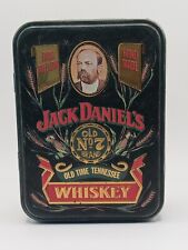 VTG Jack Daniels Old Time Tennessee Whiskey #7 Tin Box EMPTY Hudson Scott & Sons picture