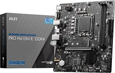 Msi Motherboard Cpu Socket Lga1700 Intel Hdmi Vga 1Gbps Lan PRO H610M-E DDR4 picture