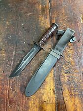 WWII US Navy Mk2 Fighting Knife USN Mark 2 Camillus N.Y. With Scabbard. (85) picture