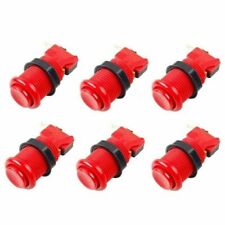 6Pcs Arcade Game HAPP Style Push Button with Microswitch For JAMMA MAME DIY Red picture