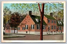 Mary Washington Home. Fredericksburg, Virginia Postcard. VA picture
