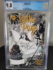 BETTIE PAGE Vol 3 #1 CGC 9.8 GRADED DYNAMITE KANO SKETCH VARIANT COVER ERROR picture