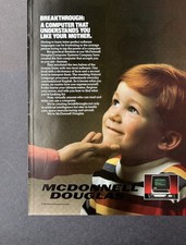 1985 Ad McDonnell Douglas Computer 2 Level Software Natural Language Processor picture