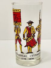 Bicentennial Celebration 1776-1976 Drinking Glass 12 oz Tumbler Minutemen 6