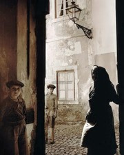 Lisbon Portugal Elderly Woman with Children 8x10 Glossy Photo Print HT4136402 picture
