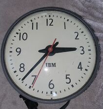 Vintage IBM Wall Clock Made In The USA picture