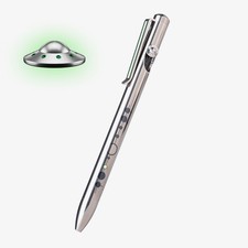 Tactile Turn Pen Roswell Bolt Action Titanium Short 5.1" UFO Alien picture