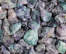 Rainbow Fluorite - Rough Rocks for Tumbling - Bulk Wholesale 1LB options picture