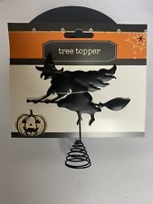 Bethany Lowe Style Halloween Witch Tree Topper Metal  New Never Displayed picture