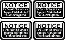 StickerTalk Vehicle Equipped w/ Audio Video Recording Sticker, 2.5 inches x 1... picture