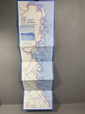Vintage Travel Brochure ~ Follow Route 1 Maine ~ Advertisement Brochure Map picture
