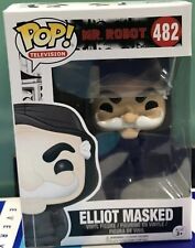 Funko SDCC 2017 Mr. Robot Elliot Mask Pop #482 Limited Edition Official Sticker picture