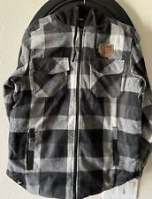 Flannel Jacket Stone Brewing Insulated with Hoodie 💥💥💥BRAND NEW💥💥💥 picture