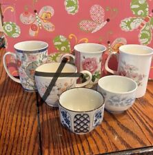 Lot Of Floral Mugs And Bowls picture