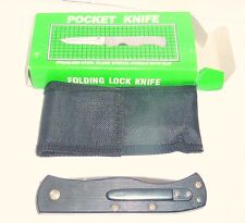 FROST FLYING FALCON  POCKET KNIFE WITH LOCKING BLADE BOX & NYLON CASE CPICS picture