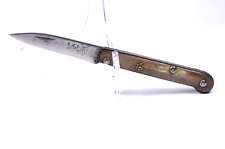 VTG ANTIQUE RARE 1920'S FRENCH VAUZY LANTERN OF DEAD LOGO FOLDING POCKET KNIFE picture