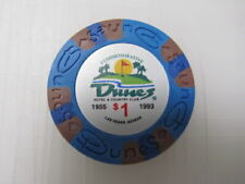 $1 Dunes Hotel Country Club Casino + FREE Mystery Las Vegas Bonus Poker Chip picture