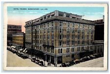 1929 Hotel Youree Exterior Roadside Shreveport Louisiana LA Posted Cars Postcard picture