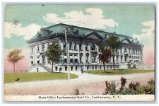 c1910's Main Office Lackawanna Steel Co. Lackawanna New York NY Antique Postcard picture