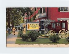 Postcard The Coach at Old Stage Grill, Curtis Hotel, Lenox, Massachusetts, USA picture