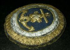 Original WW2 IJN Japanese Navy Officer Uniform Cap Hat Insignia Badge Patch Pin picture