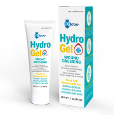 Globe Hydrogel First Aid Wound Dressing, (3 oz Tube) Soothing Antiseptic Gel picture