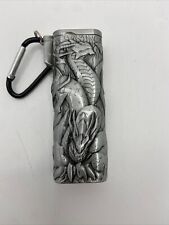 Smokezilla Pewter Crush & Smell Proof Metal Cigarette Saver picture
