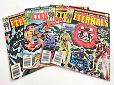 Lot of 4 Marvel Comics ~ The Eternals ~ Jack Kirby The Bronze Age picture