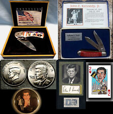 President John JFK Kennedy Sr & George's Jr Various Collectibles Knives, Coins picture