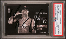 Lil Wayne Signed Topps Tha Carter IV Card PSA DNA Autograph Auto Rapper picture