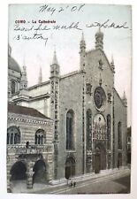 Como La Catterdrale Cathedral Antique PC 1908 With Stamp picture