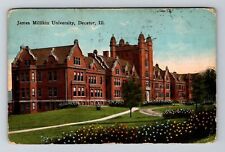 Decatur, IL-Illinois, James Millikin University Antique c1915, Vintage Postcard picture