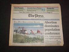 1994 SEP 7 THE PRESS NEWSPAPER-ATLANTIC CITY, NJ- ABORTION DOMINATES -NP 8296 picture