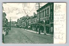 Schenectady NY-New York, Lower State Street, Antique, Vintage c1906 Postcard picture