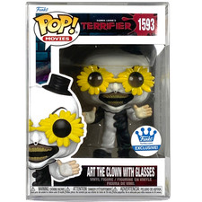 HORROR Funko Pop Cave ART THE CLOWN with Glasses TERRIFIER Web Exclusive picture