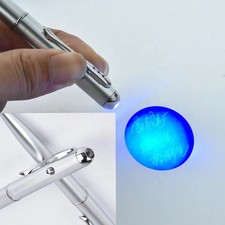 Invisible Ink Pen 2-in-1 with Led Uv Light Ballpoint Creative Money Stationery picture