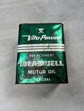 Vintage Green & White Vita- Power Western Auto Supply 2 Gal. Oil Can picture