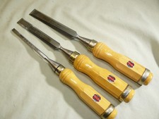 Lot of Three Freud Wood Chisels picture