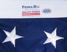 Commercial Grade- Valley Forge US American Flag 3'x5' sewn Nylon -100% USA Made picture