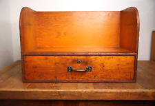 Antique Machinist tool box Wood Chest Base drawer apothecary cabinet Vintage picture
