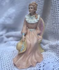 Porcelain HOMCO 1439 Courtney Dream Victorian Lady Sitting Hat Figurine picture