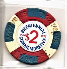 Harvey's Casino 1976 Nevada 2 Dollar Bicentennial Gaming Chip as pictured picture
