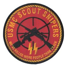USMC Scout Sniper Patch - Marine Corps Infantry and Reconnaissance - Corps Scout picture