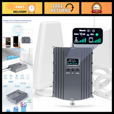 Cell Phone Booster for Home,Up to 5500Sq Ft,Cell Phone Signal Booster for Band 2 picture