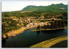 Oregon Nehalem Aerial View Vintage Postcard Continental picture